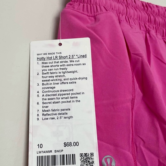 lululemon athletica Hot Pink Athletic Shorts - Picture 4 of 5